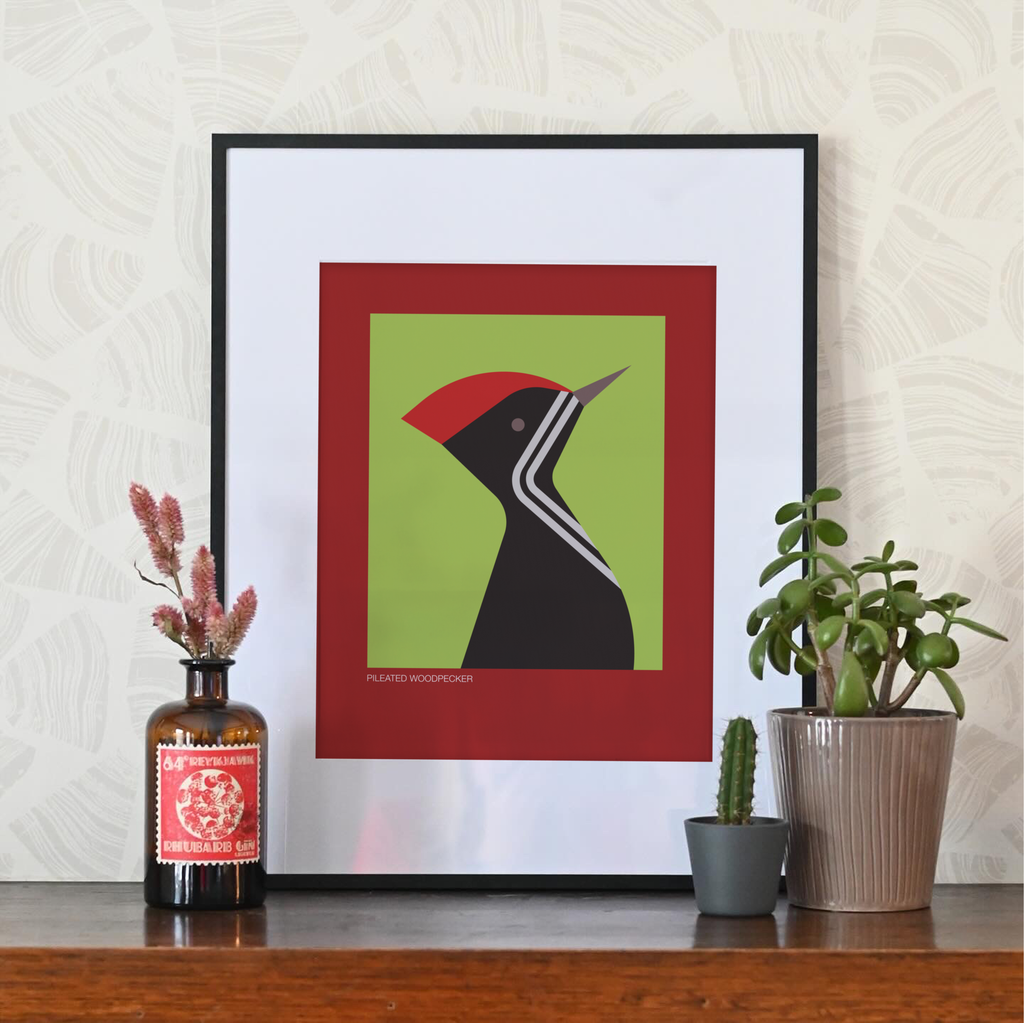 Pileated Woodpecker | 8x10 Art Print | Bird Series