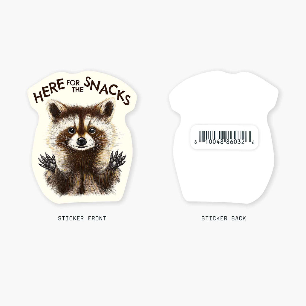 Snacks - 3" Art Sticker - No Barcode