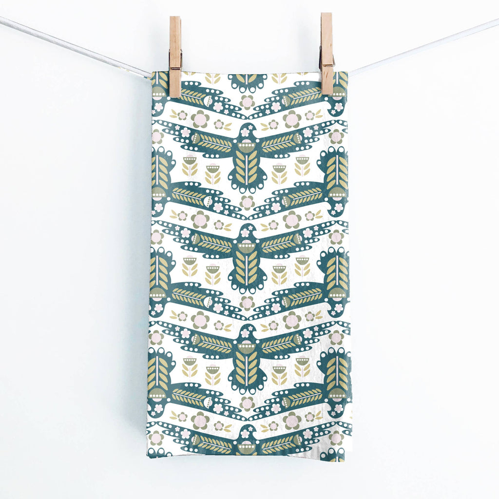 Kestrel Spring Tea Towel