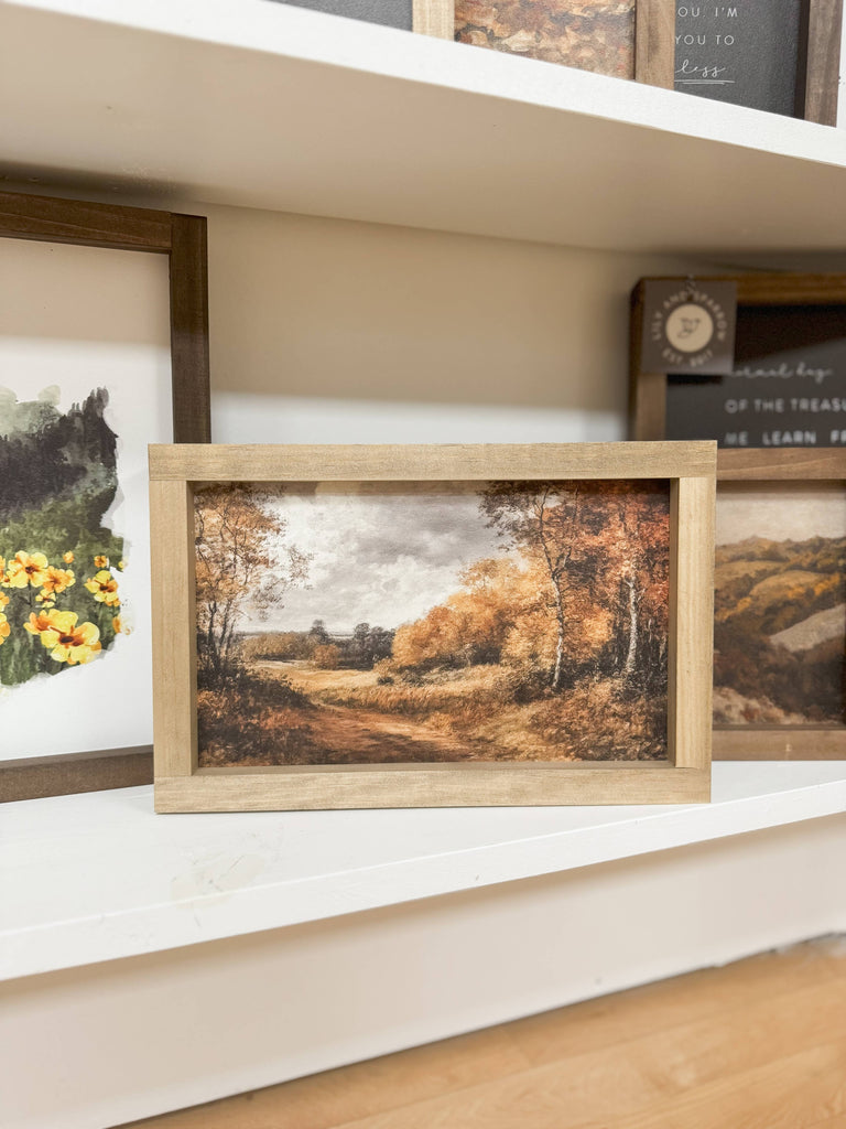 Vera | Fall Wall Art - Dark Walnut / 17x13"