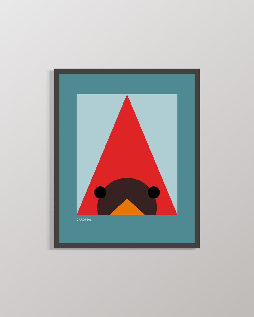 Cardinal | 8x10 Art Print | Bird Series