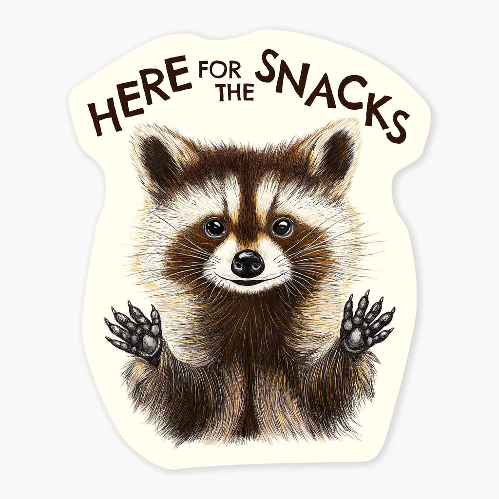 Snacks - 3" Art Sticker - No Barcode