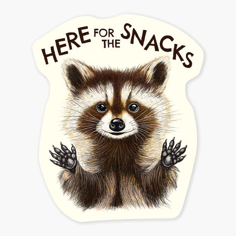 Snacks - 3" Art Sticker - No Barcode