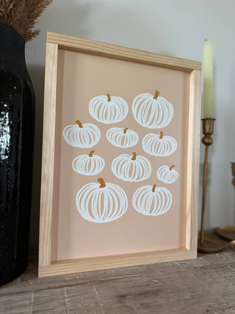 Natural Pumpkins - Dark Walnut / 8x12"