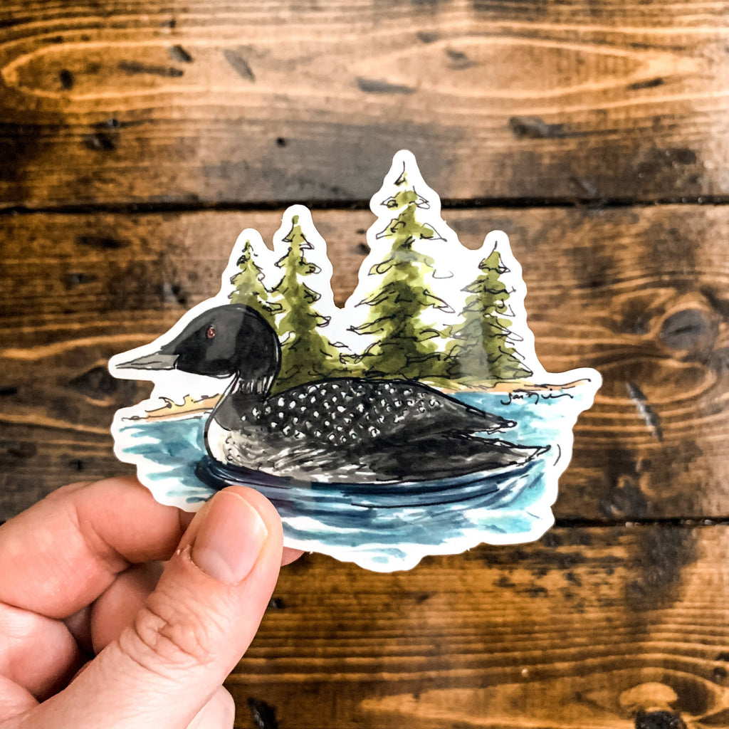 Loon Vinyl Sticker