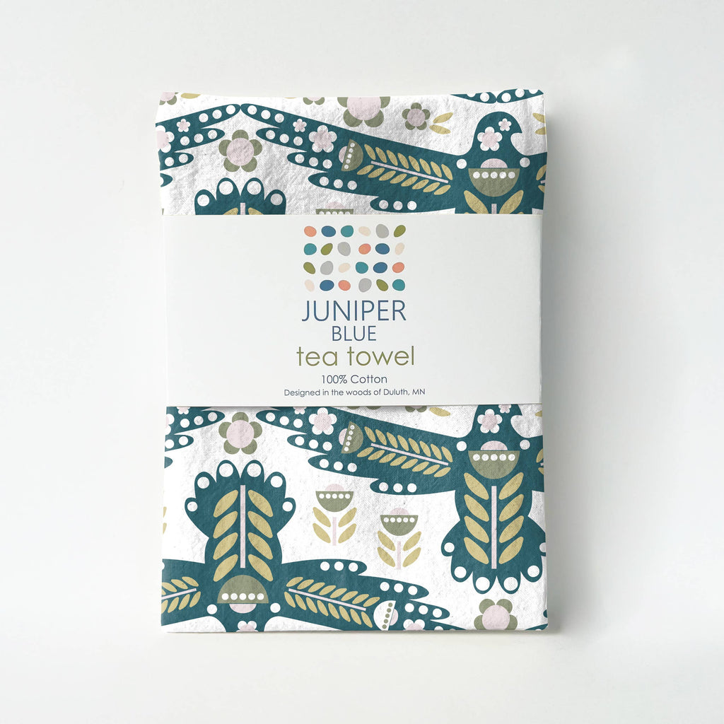 Kestrel Spring Tea Towel