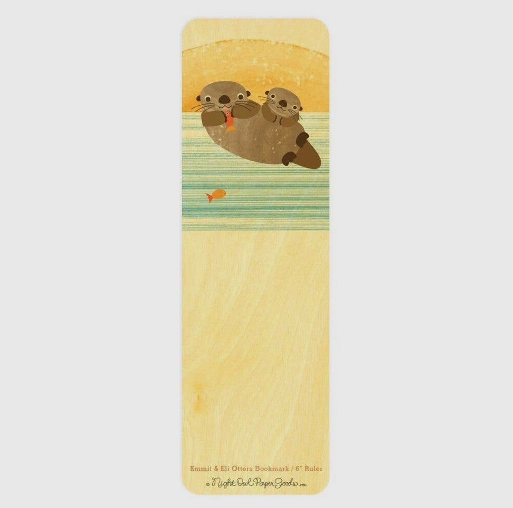 Night Owl Paper Goods Wood Bookmark