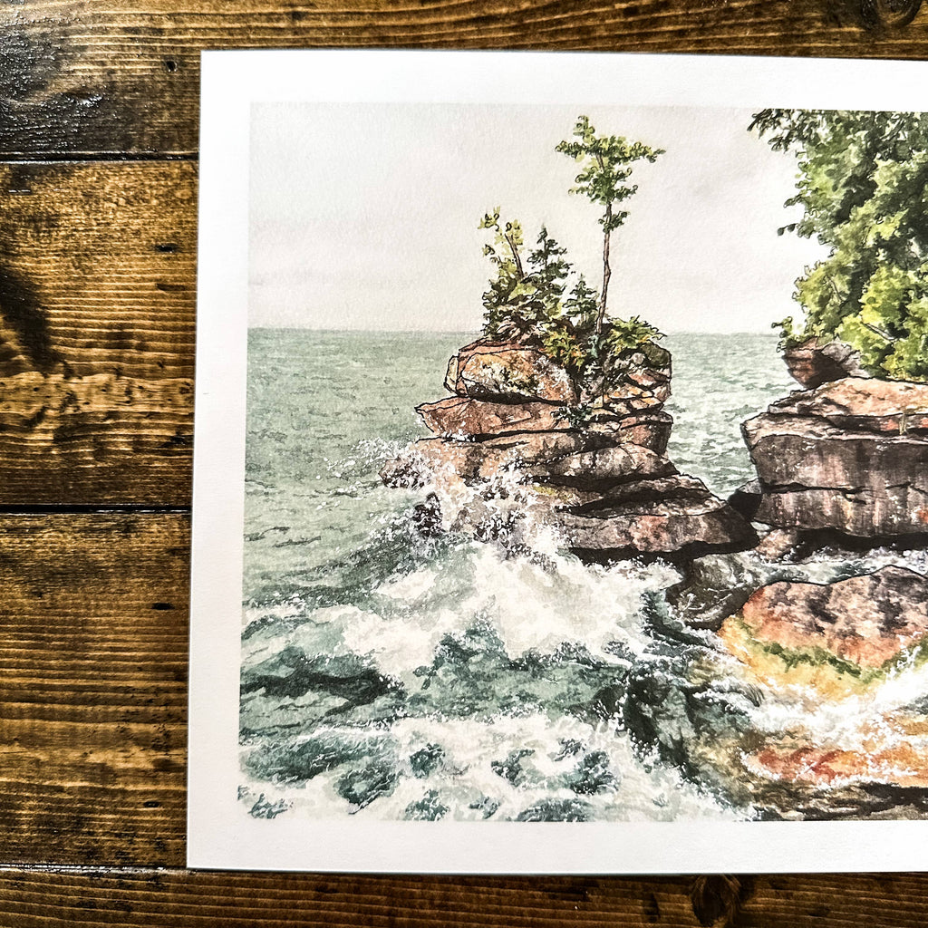 Big Bay State Park Lake Superior Print - 8x10