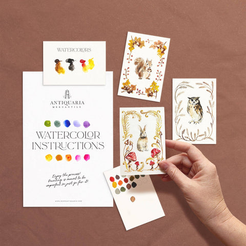 Mini Watercolor Kit: Woodland Friends