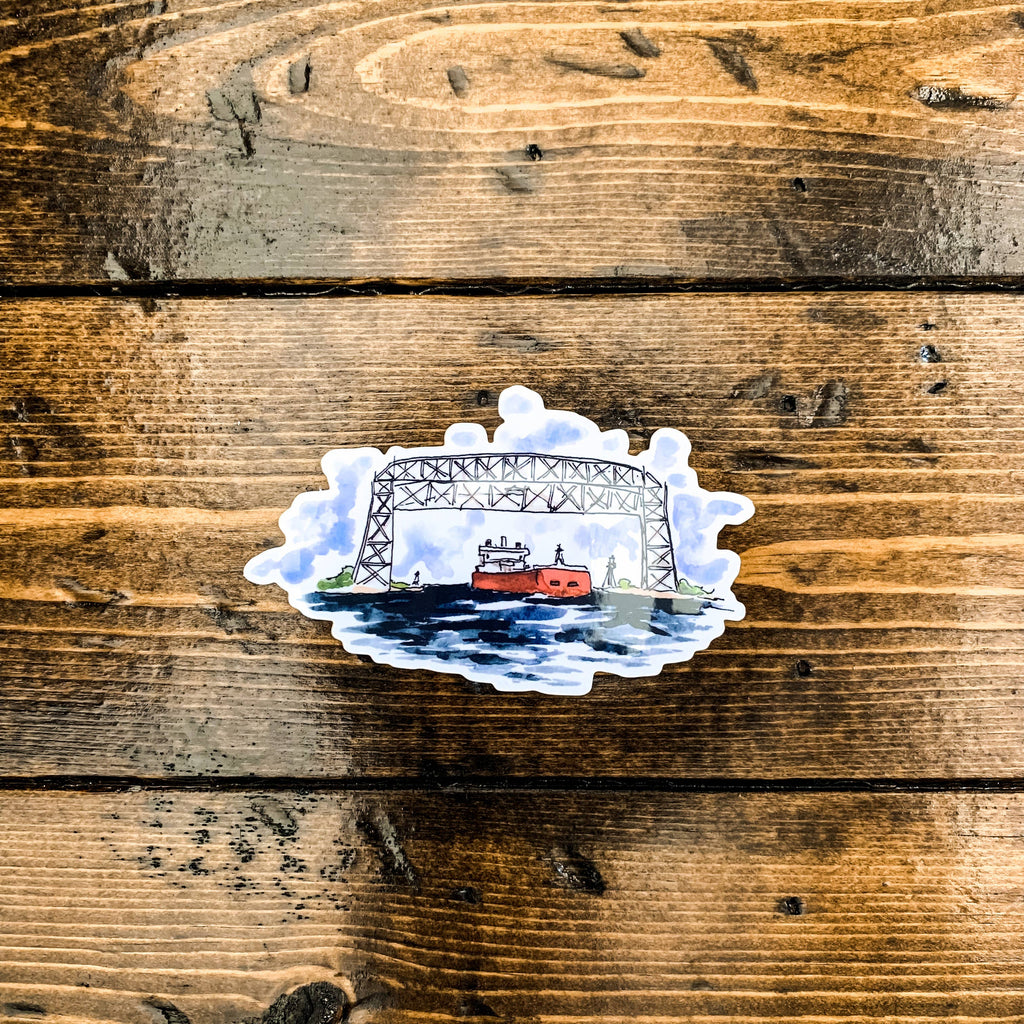 Port City Freighter Vinyl Sticker
