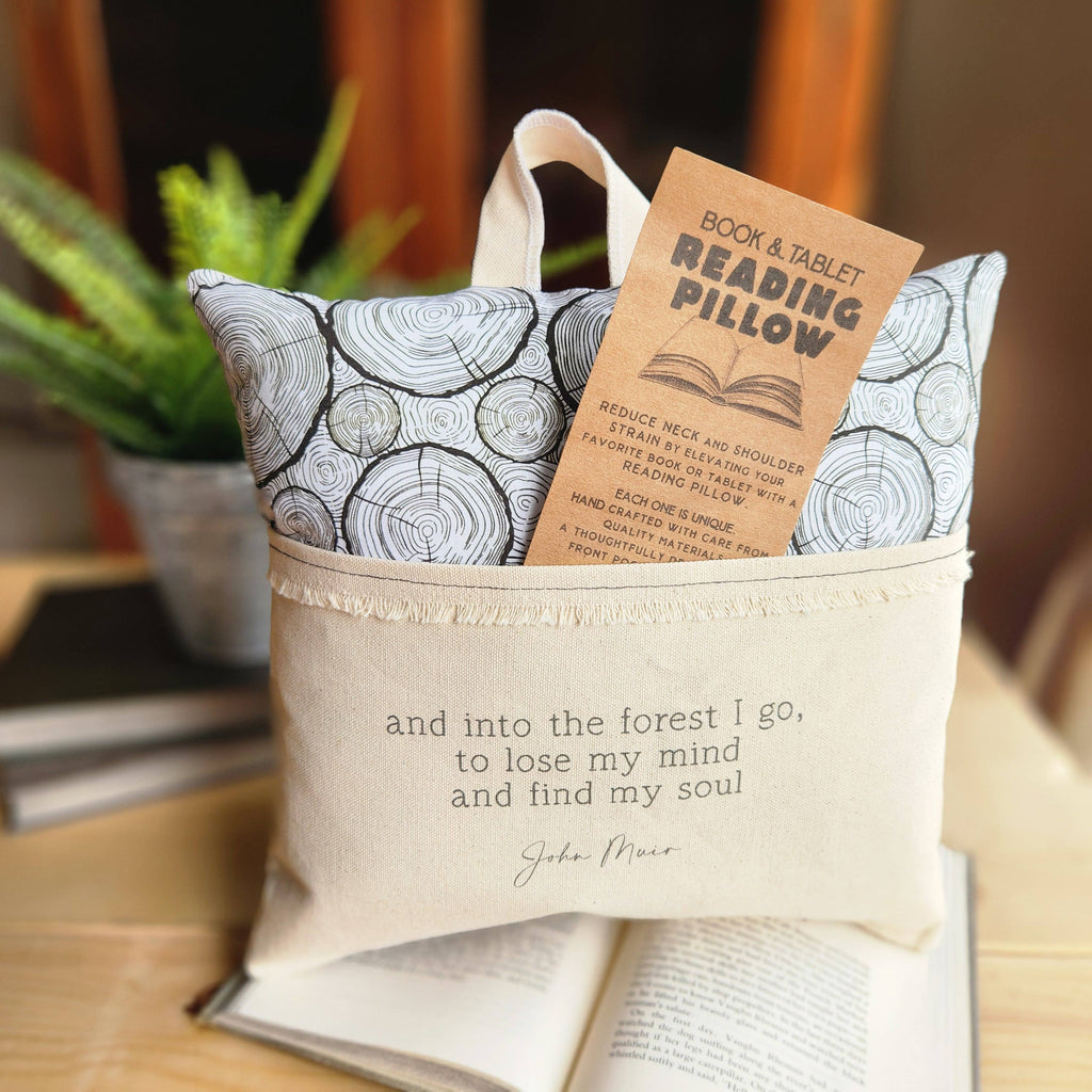 And into the forest, Reading Pillow, tree ring