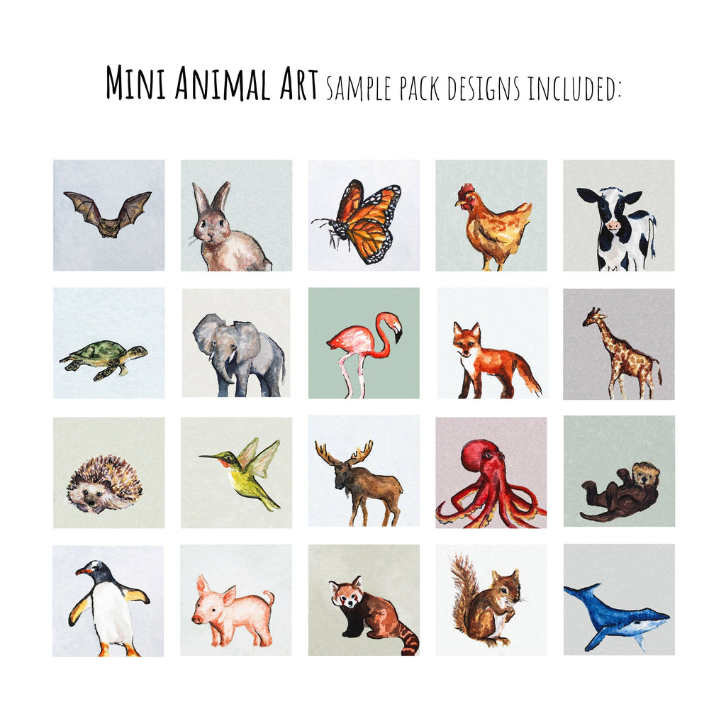 Seagull Mini Art Print - 1.5"-2.5" Framed  - White Frame