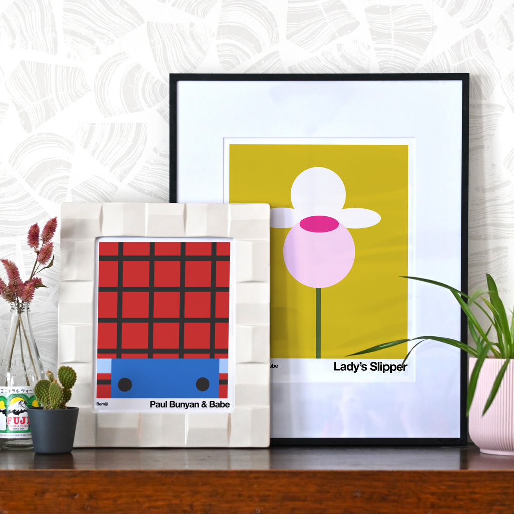 Paul Bunyan and Babe Bemiji MN | 8x10 Art Print