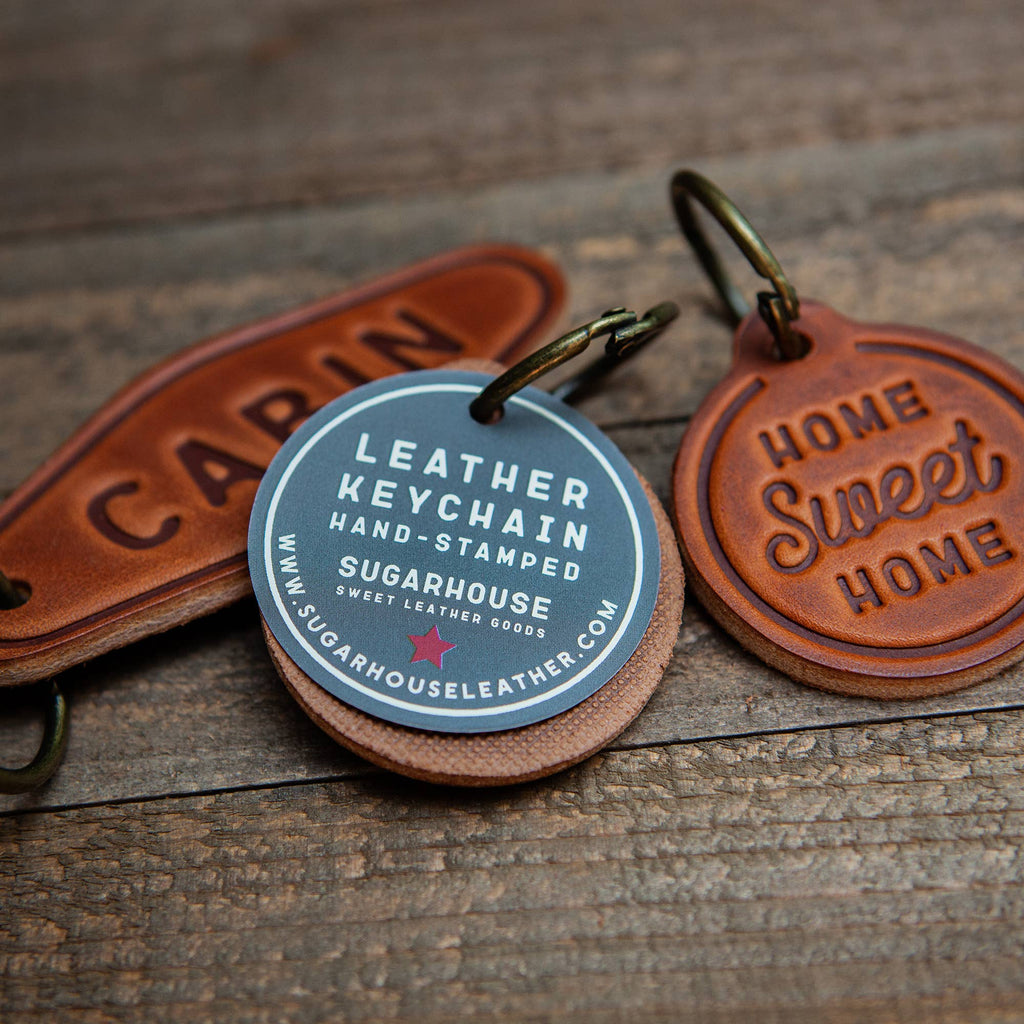 Life of the Fucking Party Leather Keychain Motel Style