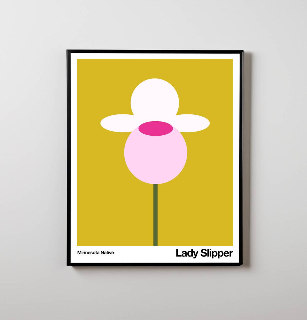 Lady Slipper | Art Print | Minnesota Native Plant