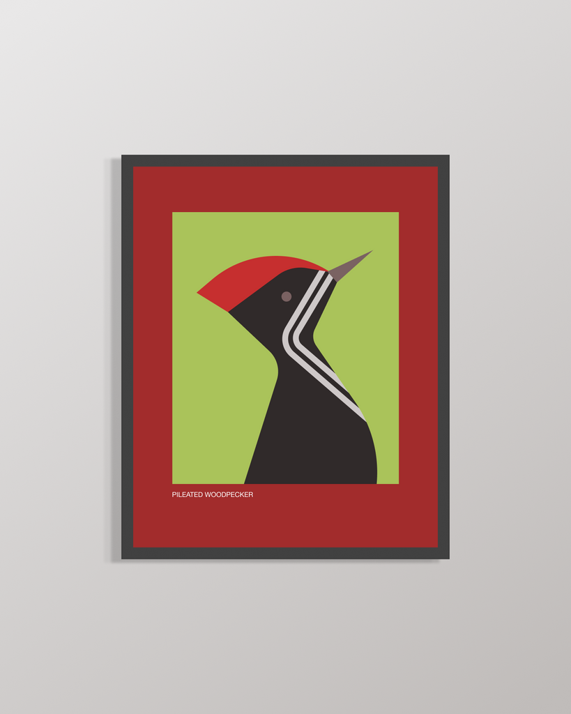 Pileated Woodpecker | 8x10 Art Print | Bird Series