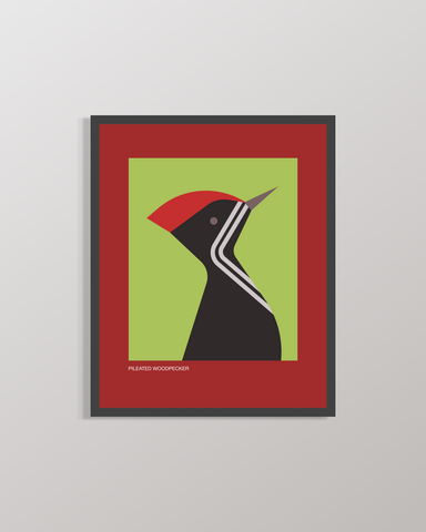 Pileated Woodpecker | 8x10 Art Print | Bird Series