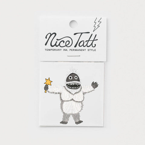 Yeti - Temporary Tattoo