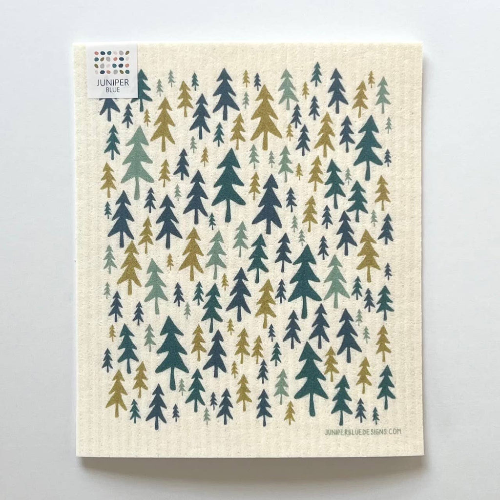 Trees Swedish Dishcloth