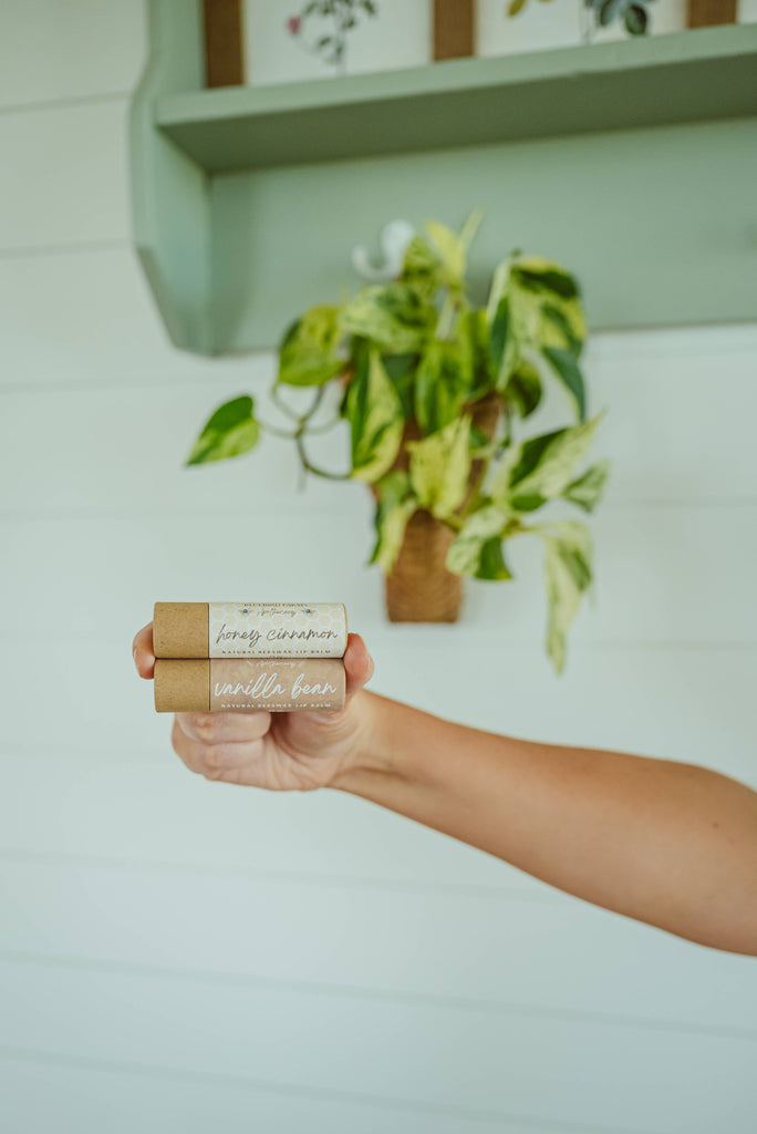 Beeswax Lip Balm Plastic-Free - Tangerine Cream
