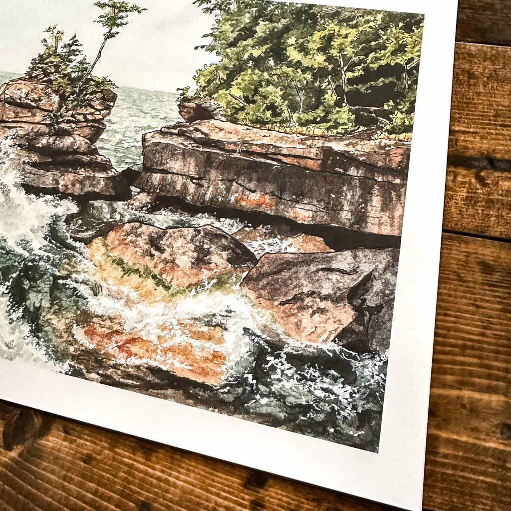 Big Bay State Park Lake Superior Print - 8x10