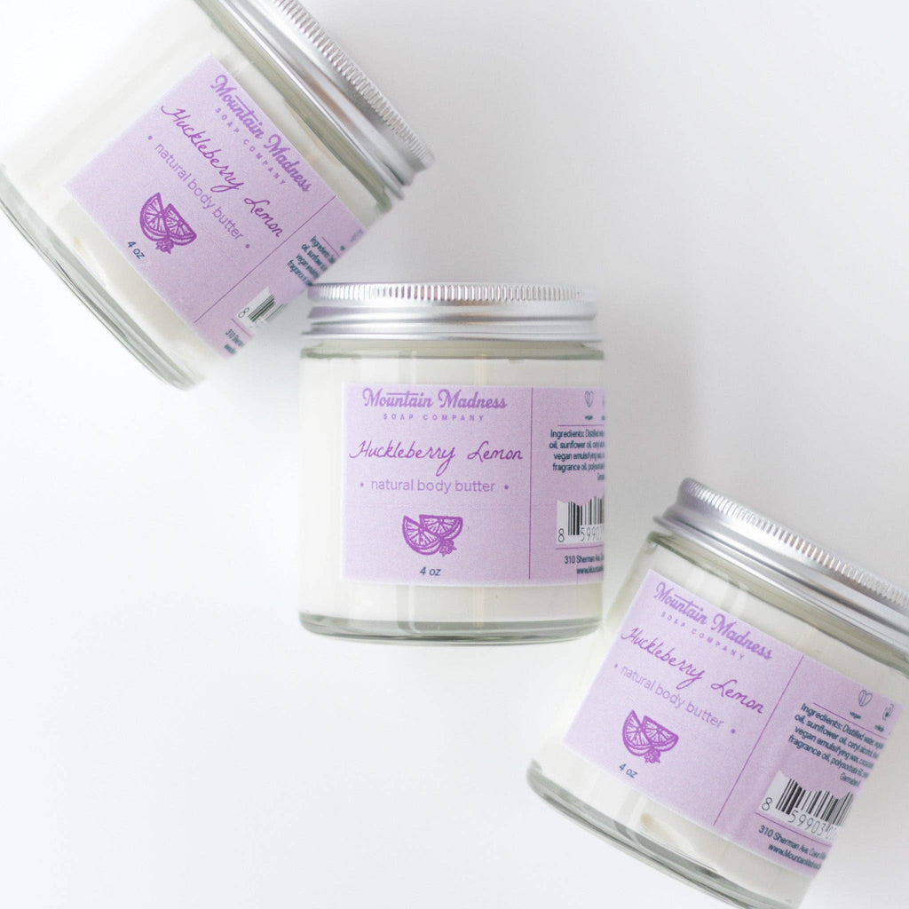 Huckleberry Lemon Body Butter | Bright Berry Citrus