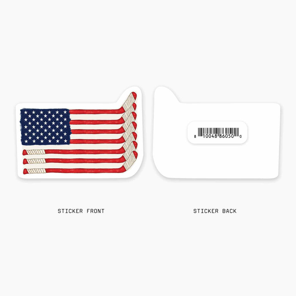 Hockey Pride - 3" Art Sticker - No Barcode