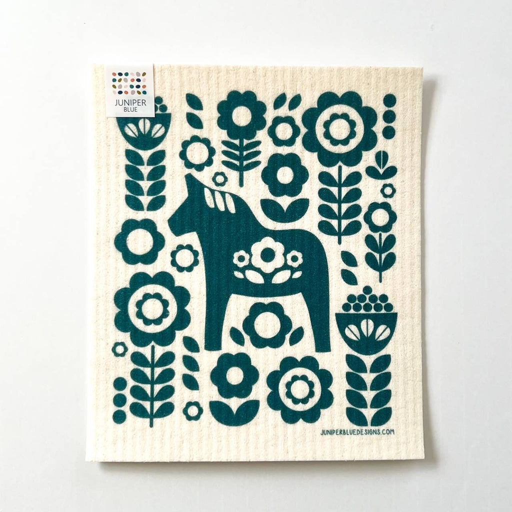 Dala Floral Swedish Dishcloth
