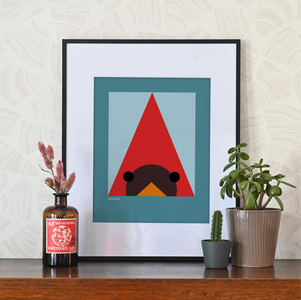 Cardinal | 8x10 Art Print | Bird Series