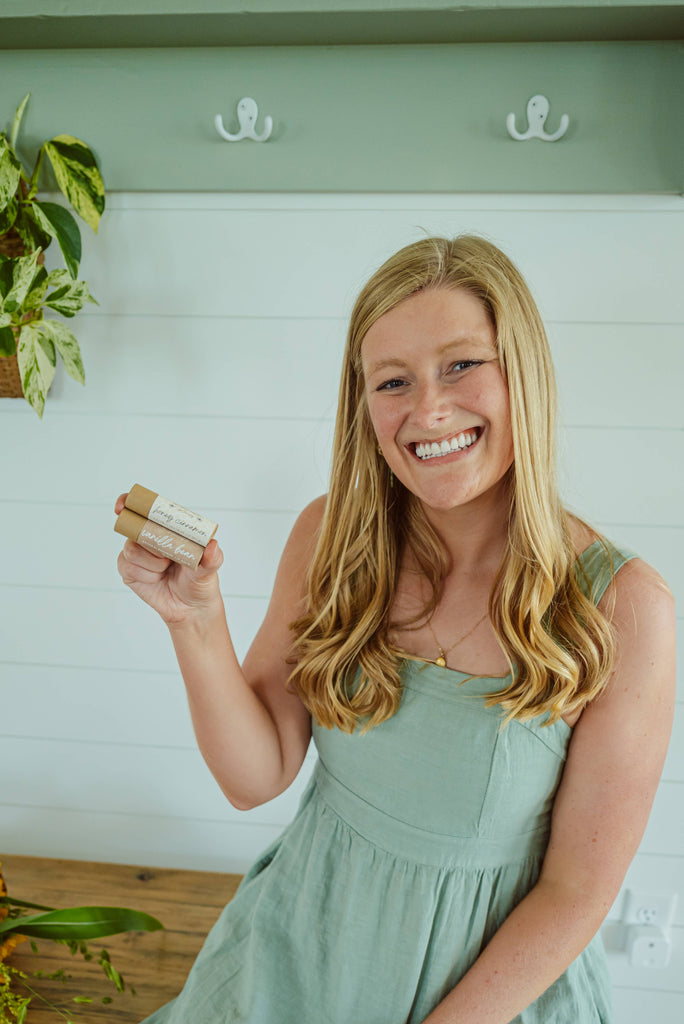 Beeswax Lip Balm Plastic-Free - Tangerine Cream