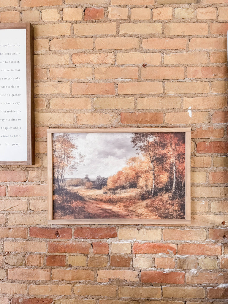 Vera | Fall Wall Art - Dark Walnut / 17x13"