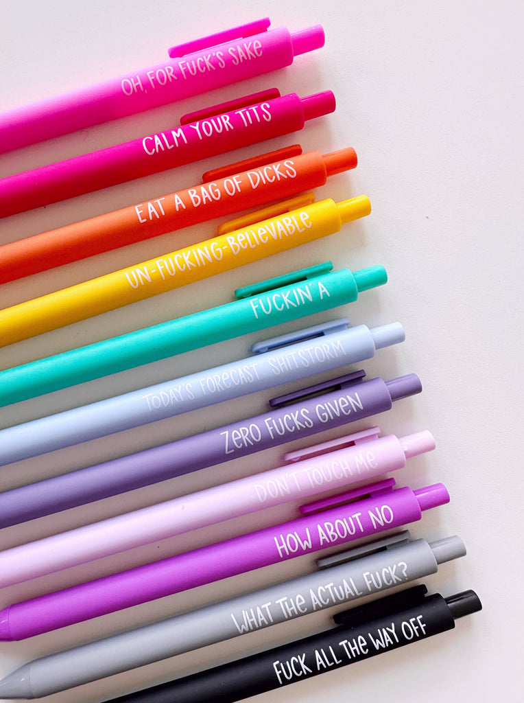 Zero Fucks Given Spicy Click Pen