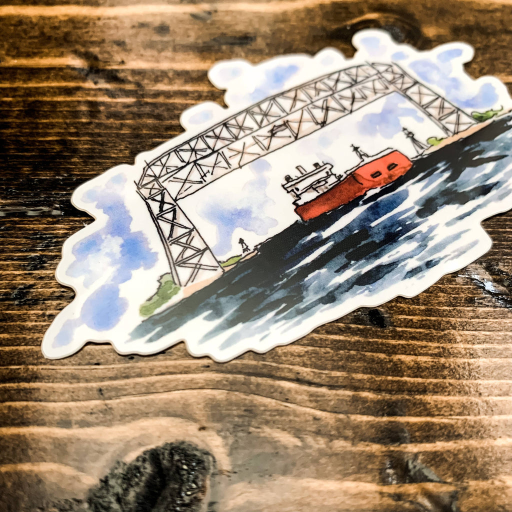 Port City Freighter Vinyl Sticker