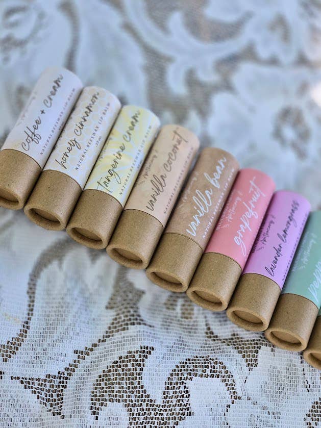 Beeswax Lip Balm Plastic-Free - Grapefruit