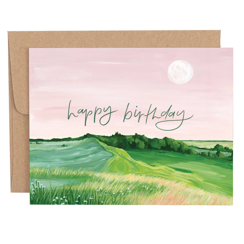 1canoe2 | One Canoe Two Paper Co. - Pink Sky Birthday Greeting Card