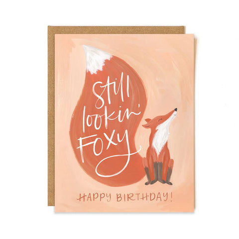 Foxy Birthday Greeting Card