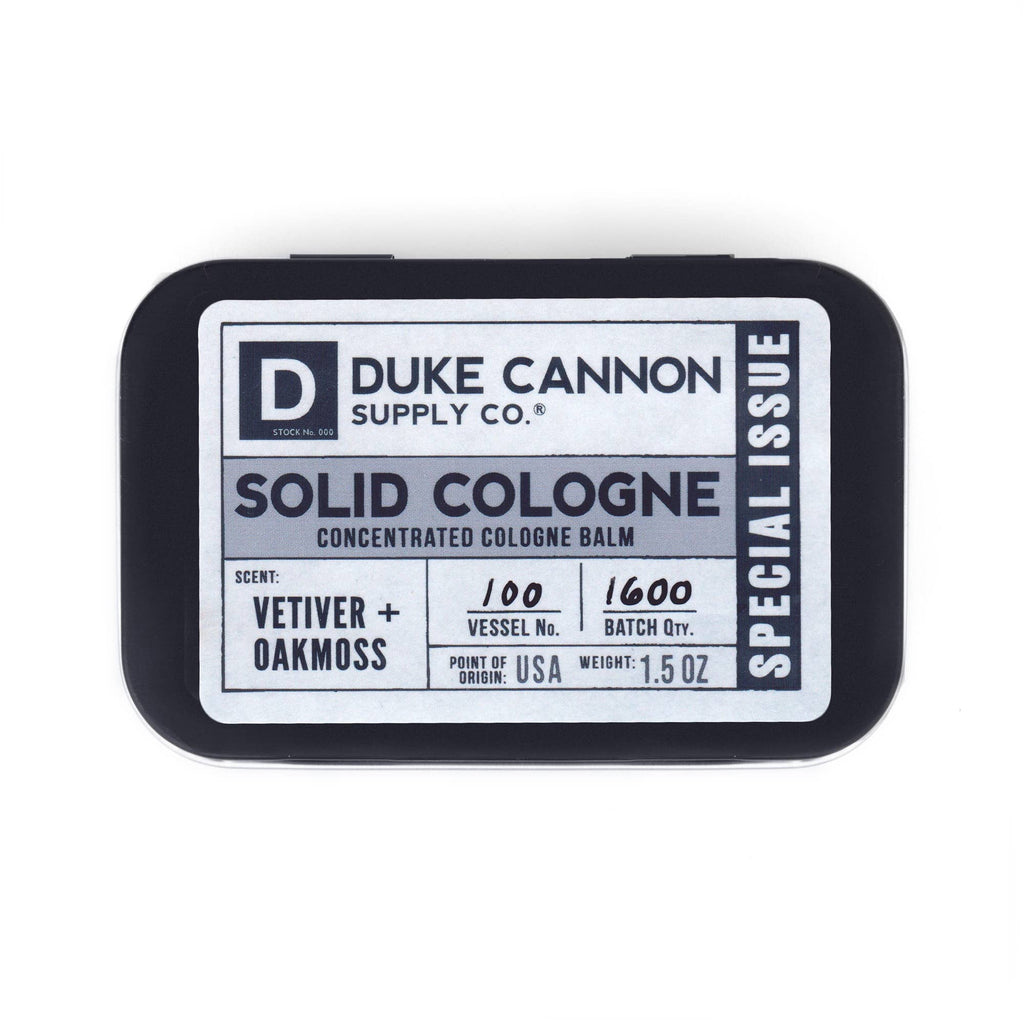 Duke Cannon - Solid Cologne- Vetiver + Oakmoss