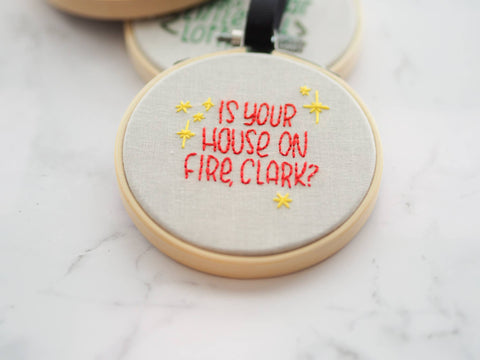 National Lampoons Christmas Vacation Ornaments: Is Your House on Fire