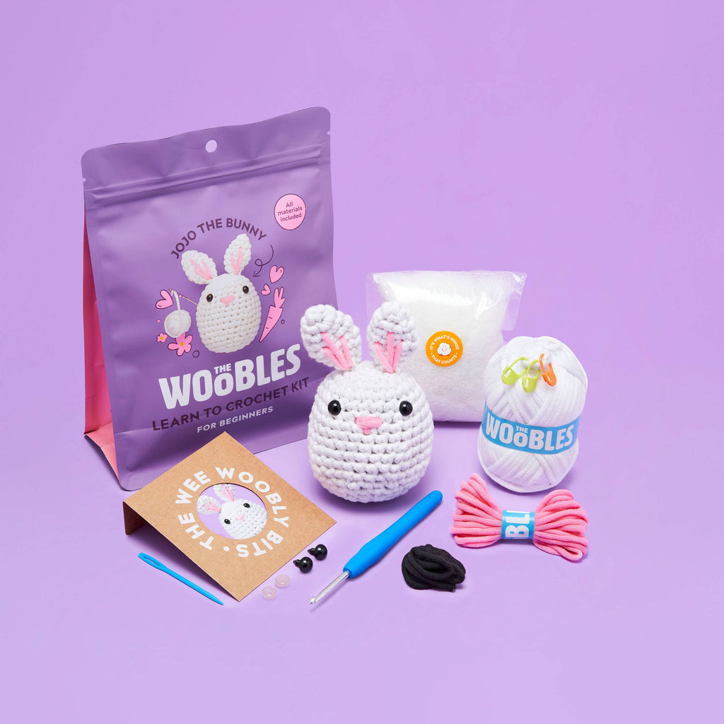 The Woobles - Jojo the Bunny Beginner Crochet Kit