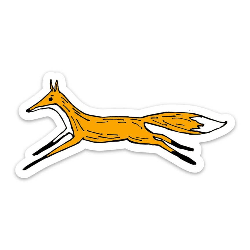 Corvidae drawings & designs - Fox Sticker
