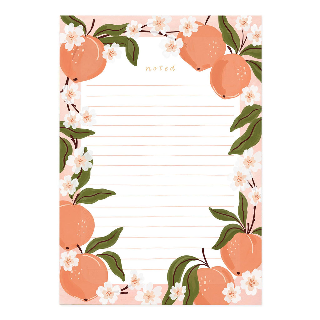 1canoe2 | One Canoe Two Paper Co. - Peaches Notepad