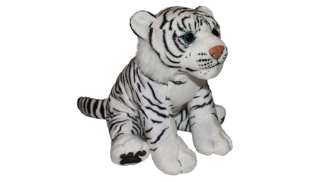 Wild Republic - Living Earth-CK Mini White Tiger Stuffed Animal 8"