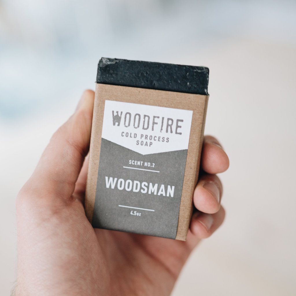 Woodsman soap by Woodfire Candle Co 