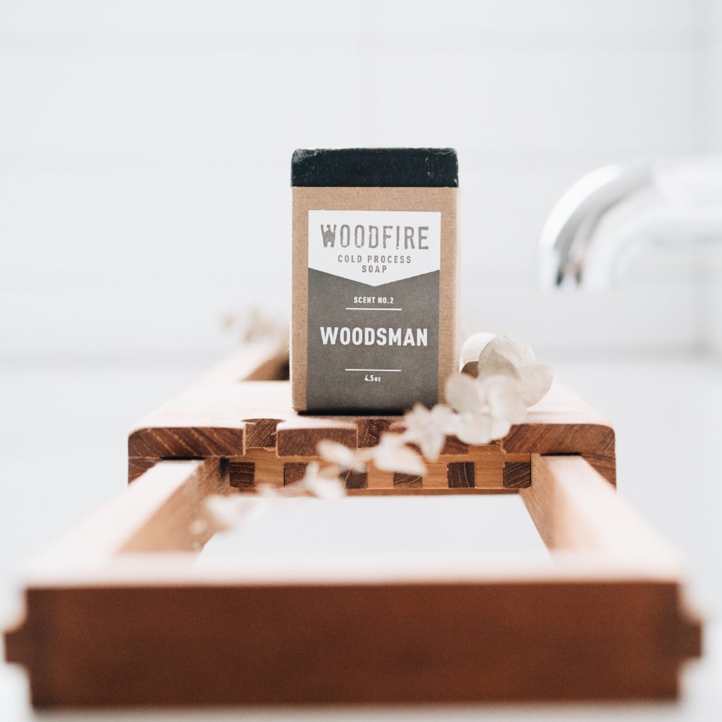 Woodsman soap by Woodfire Candle Co 