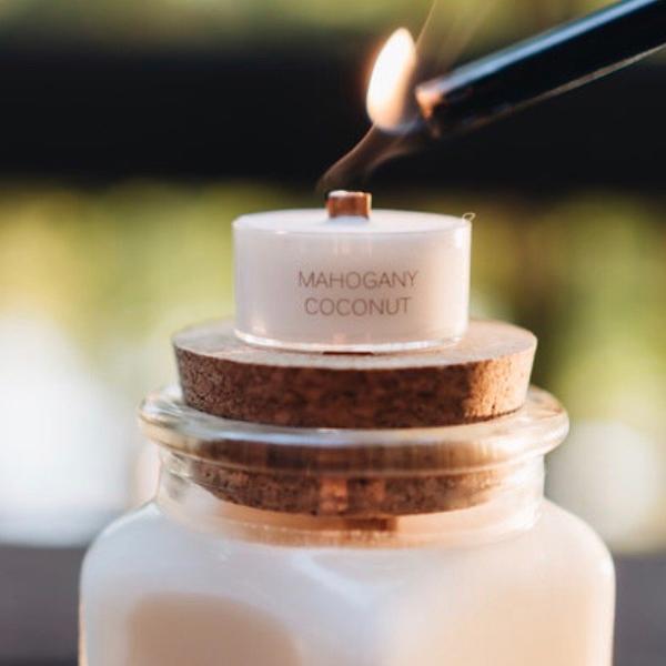 Woodfire Candle Co Wood Wick Tea Light
