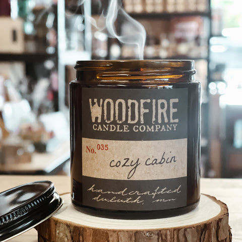 Engraved Corporate Wood Wick Soy Candle Tin