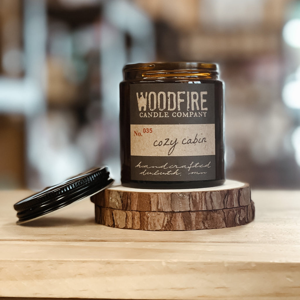 Pick 4 Amber Mini Wood Wick Candles – Woodfire Candle Co