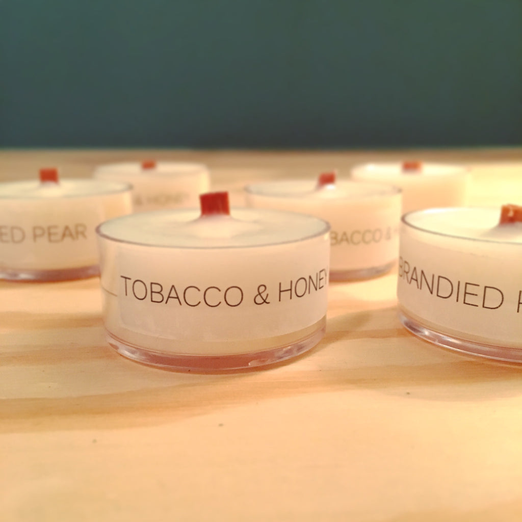 Soy Wood Wick Tealight Samples - Woodfire Candle Co