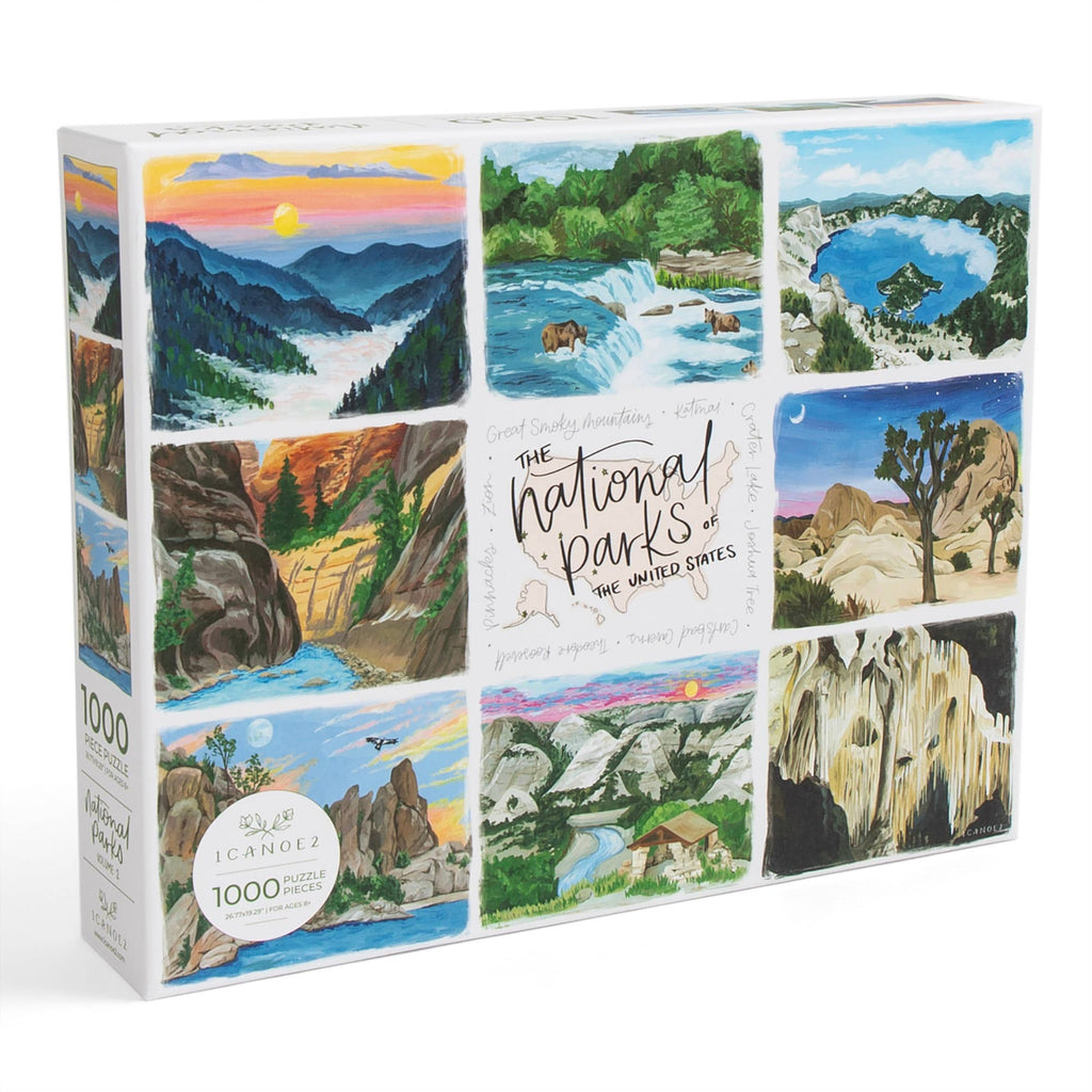 1canoe2 | One Canoe Two Paper Co. - National Parks | Volume 2 - 1,000 Piece Jigsaw Puzzle