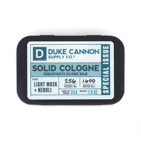 Duke Cannon - Solid Cologne - Light Musk + Neroli (Special Issue)